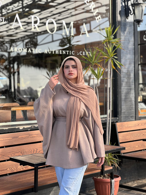Stylish blouse (Beige)