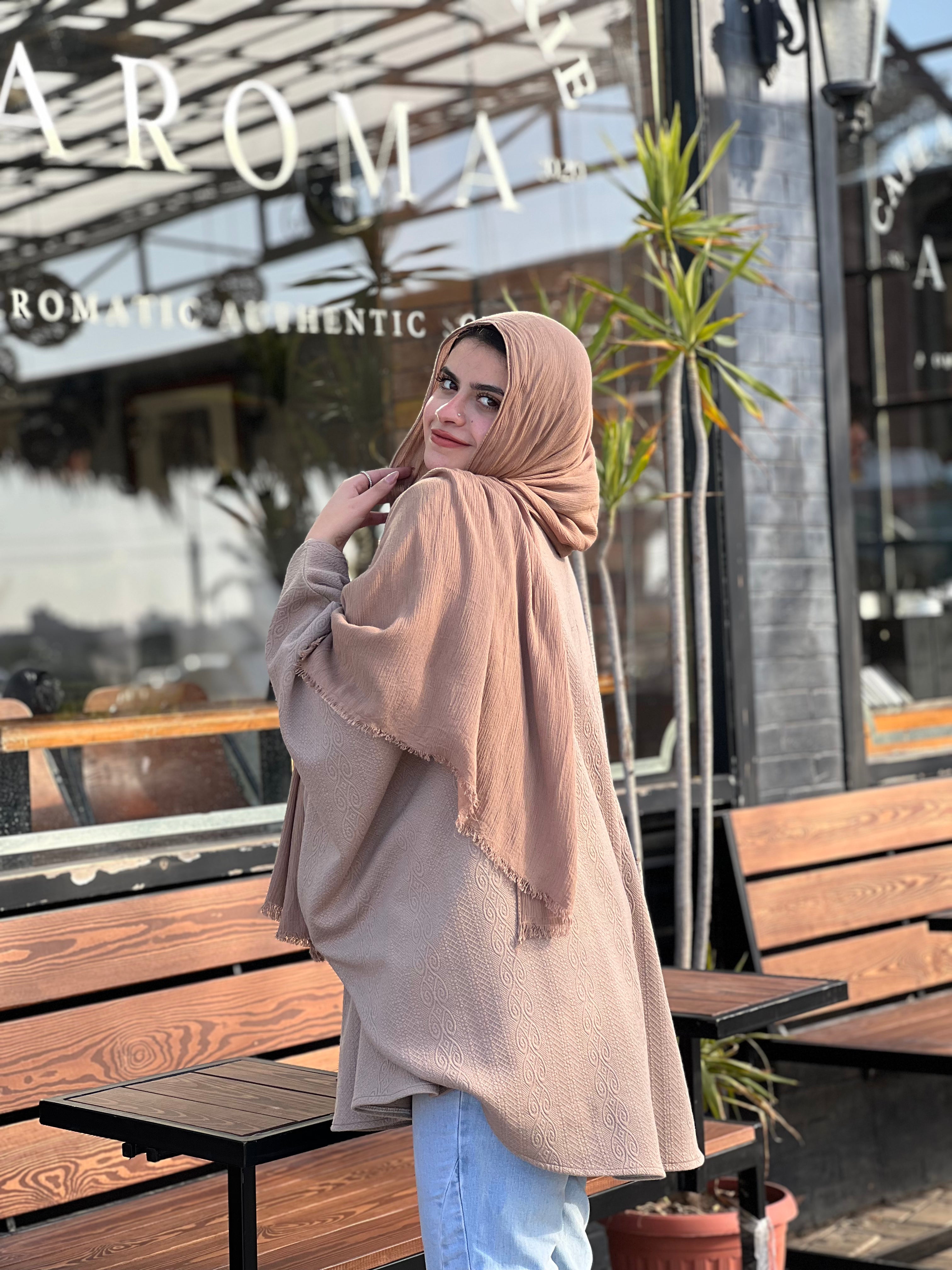 Stylish blouse (Beige)