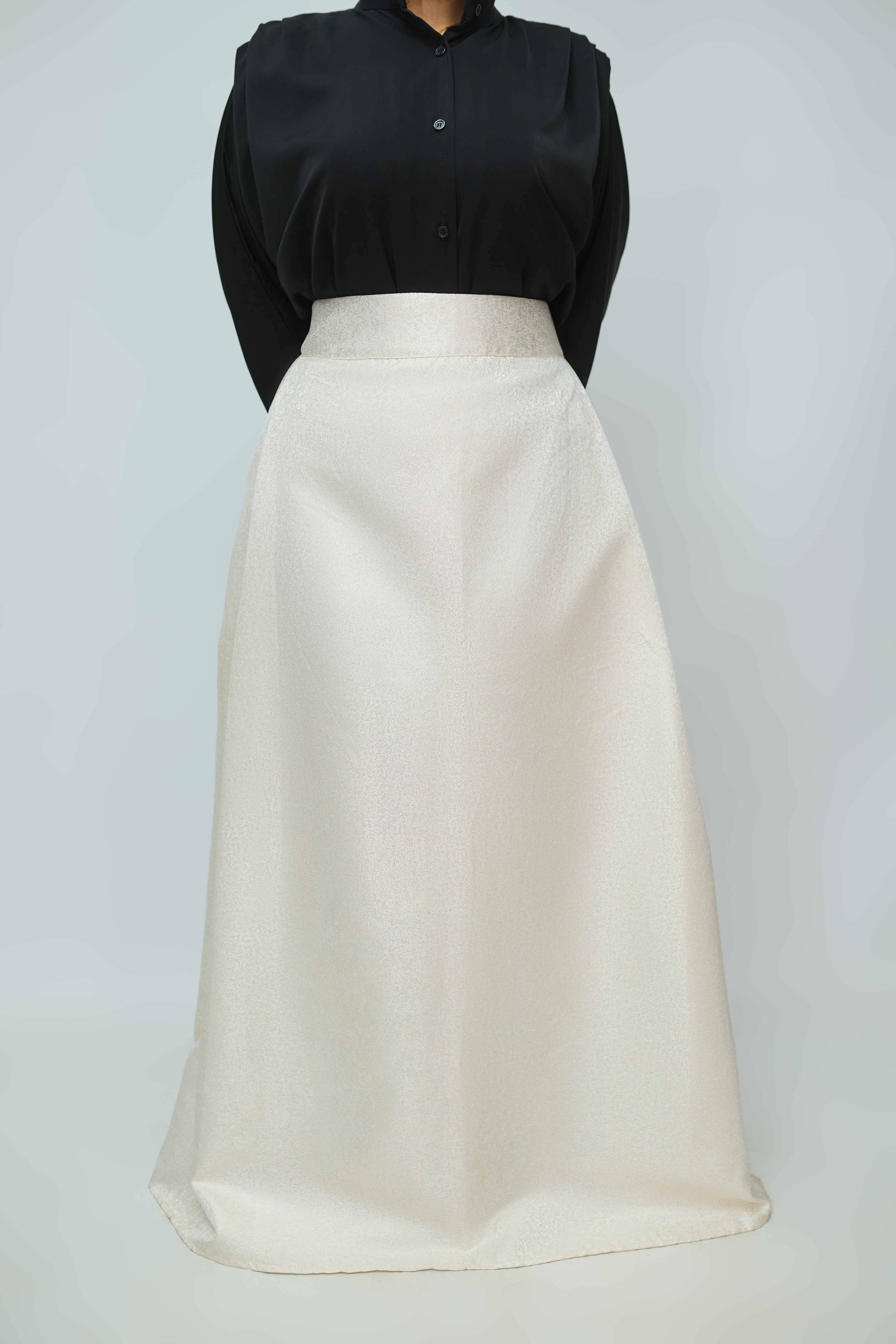Golden soiree skirt