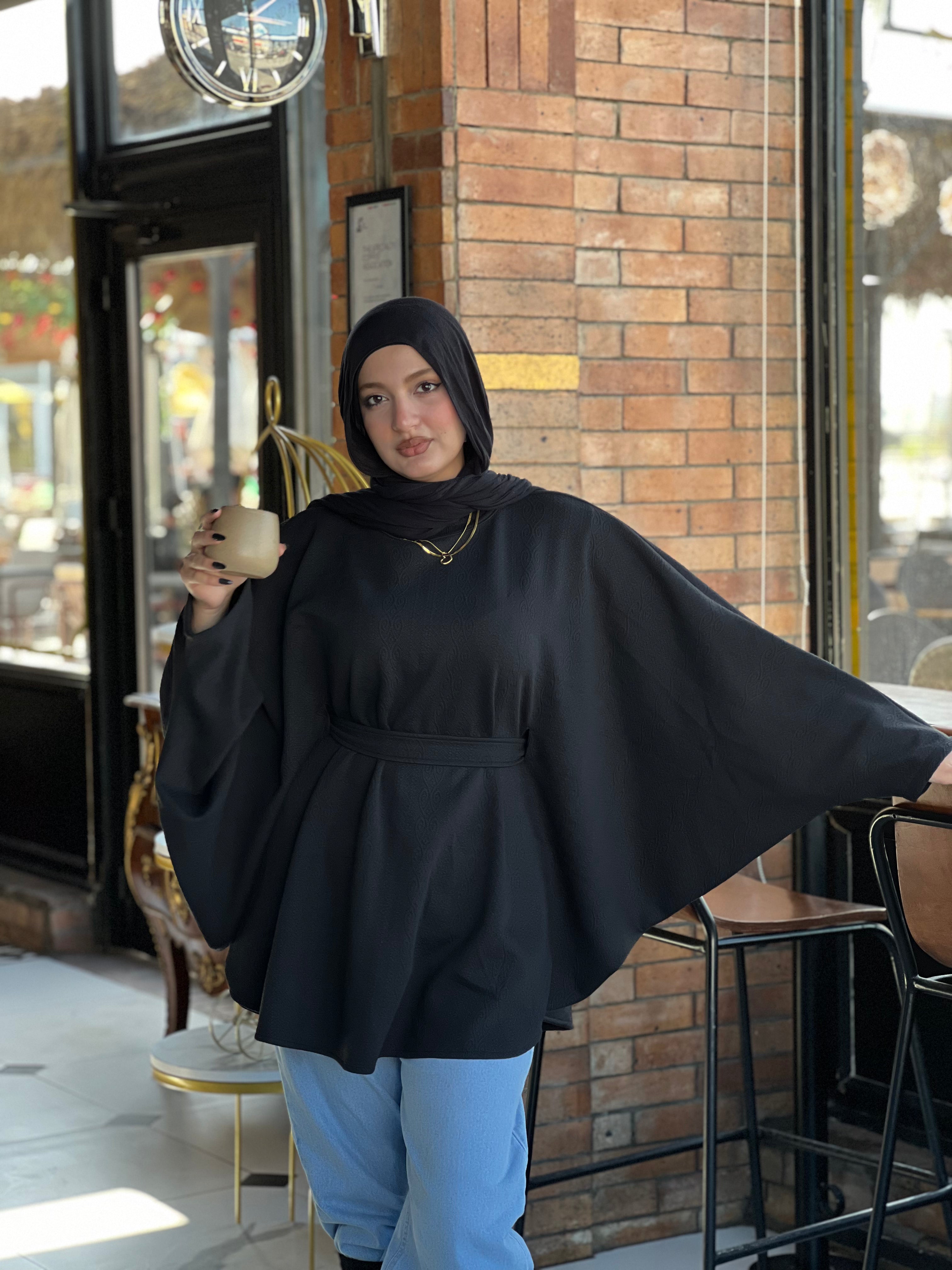 stylish blouse (Black)