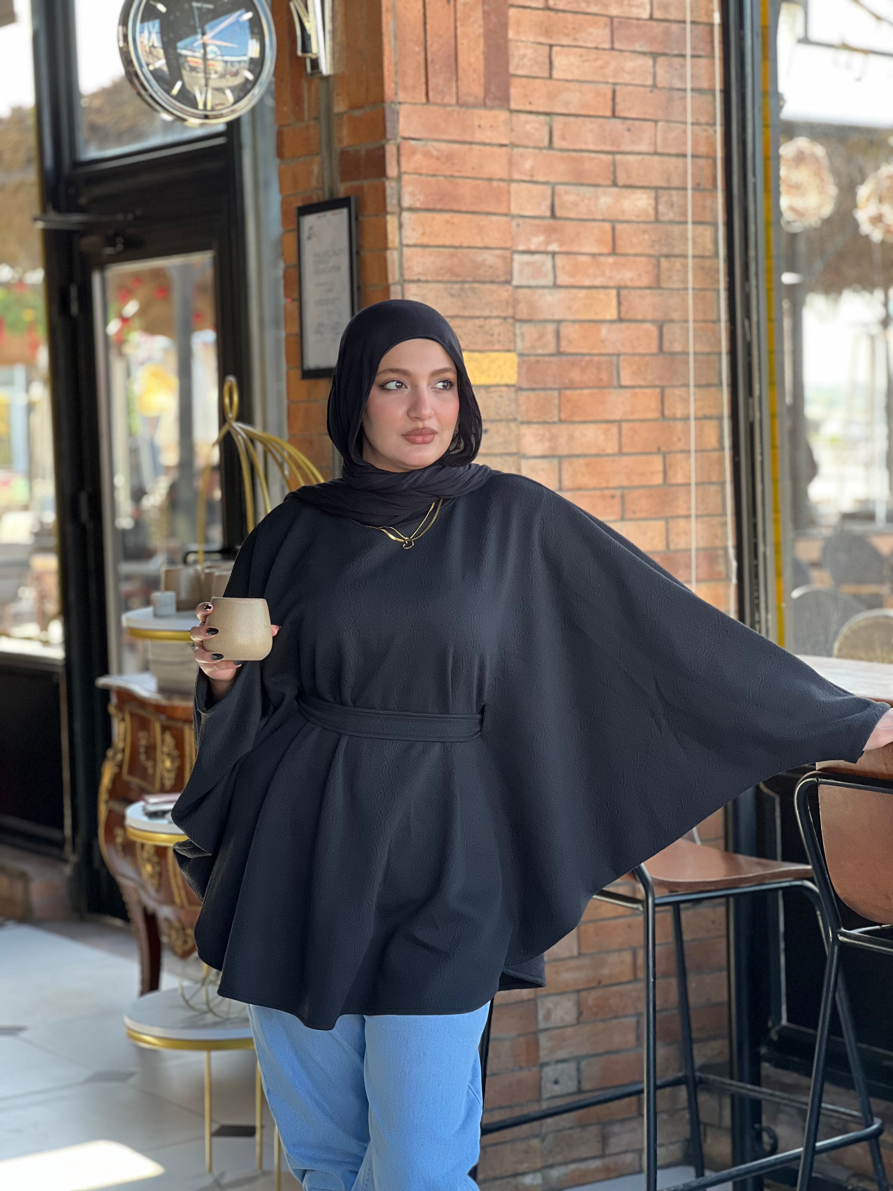 stylish blouse (Black)