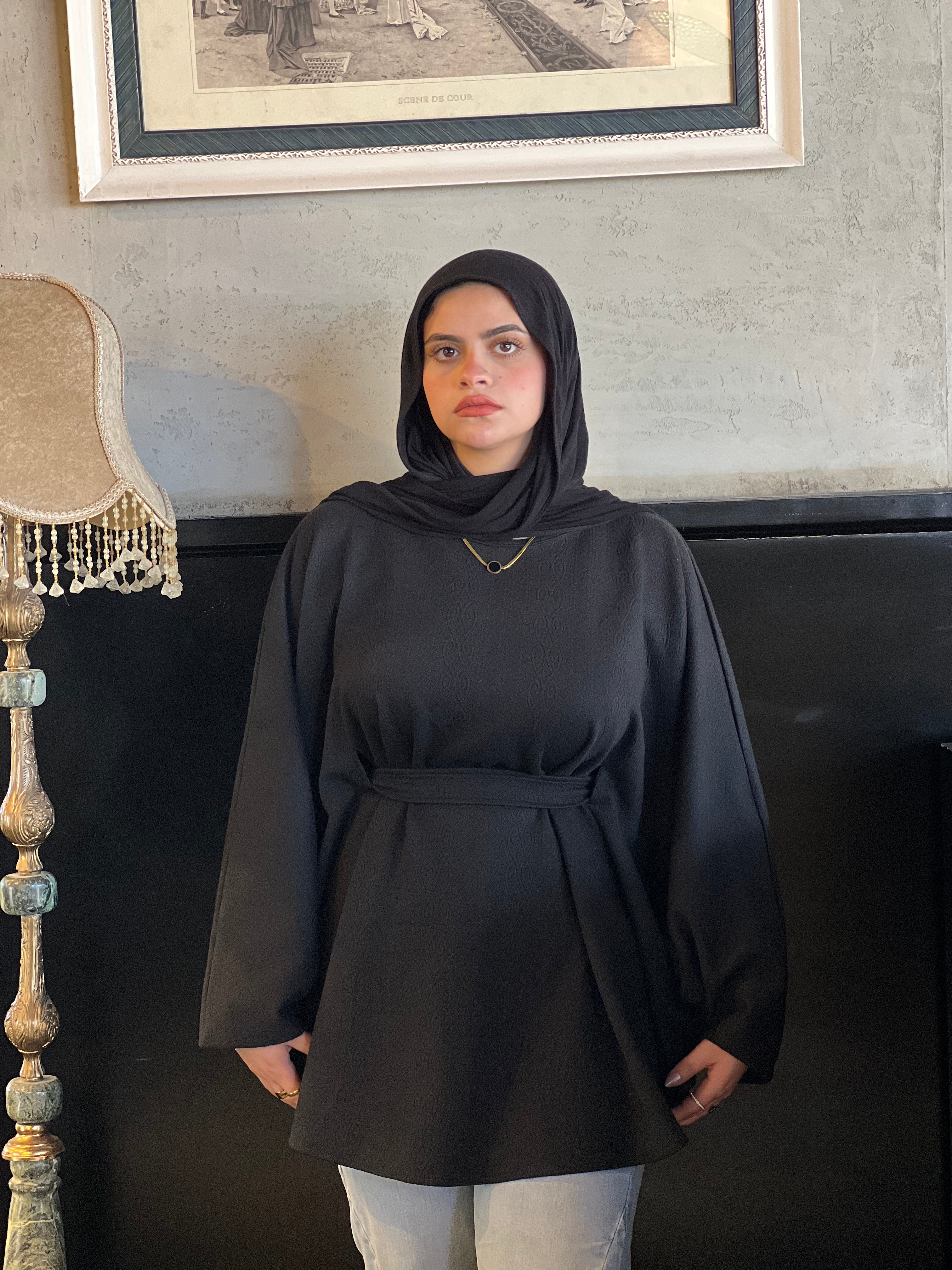 stylish blouse (Black)