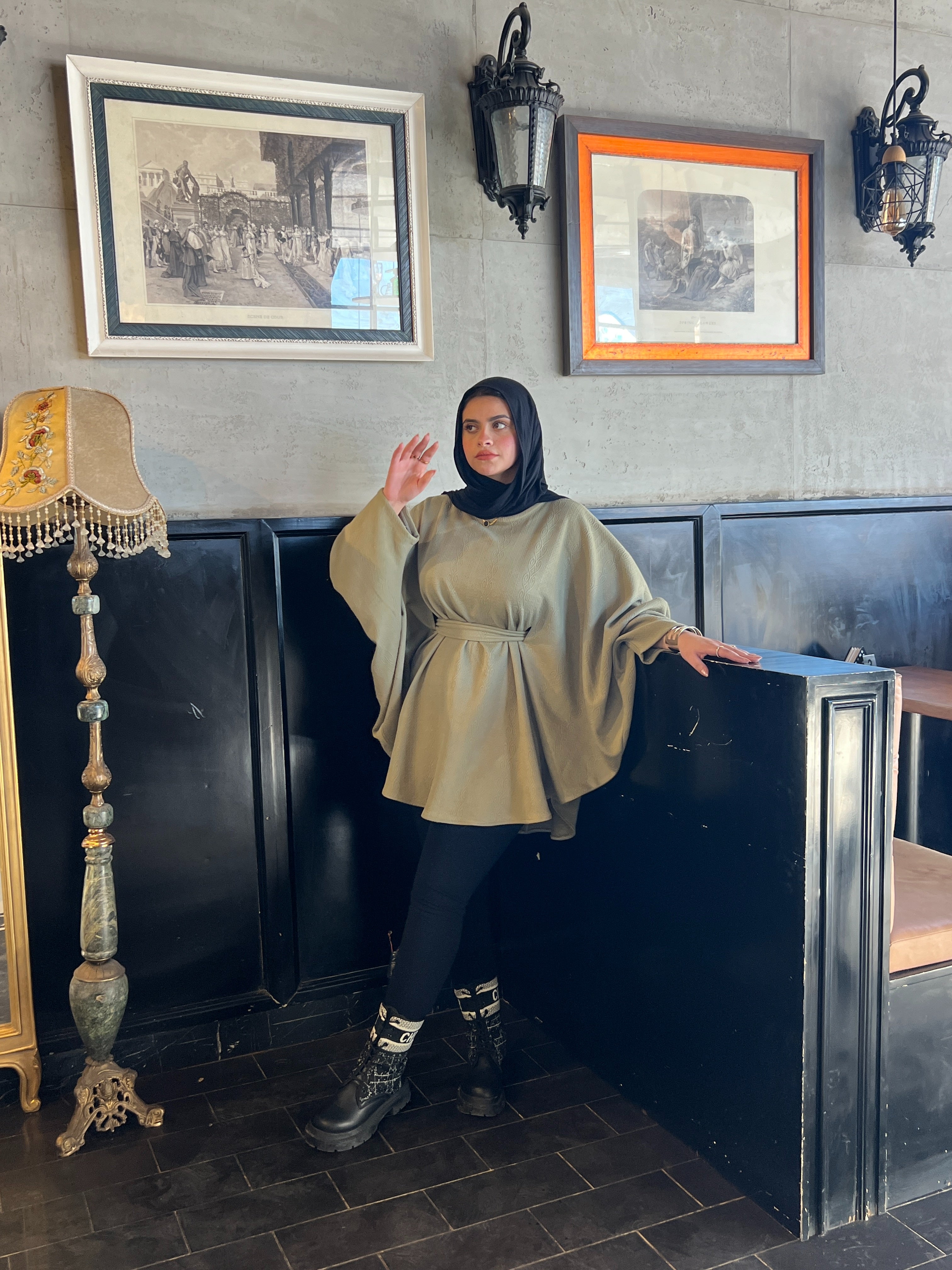 Stylish blouse (Mint green)